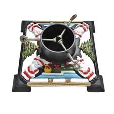 Cast Iron Santa Christmas Tree