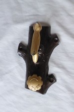 Vintage 1950's MECHANICAL WOODPECKER DOOR KNOCKER WITH ROTARY MECHANISM Unusual