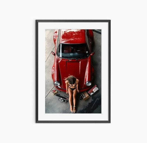 Red porsche 911 classic car - 911,