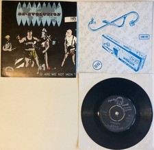DEVO - JOCKO HOMO/MONGOLOID RARE 7" AA SIDE 1978 FOLDOUT SLEEVE STIFF PUNK EX+!