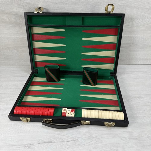 Vintage backgammon set large - vintage,