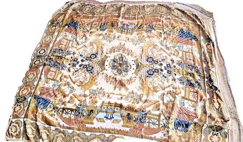 Large vintage asian brocade - vintage,
