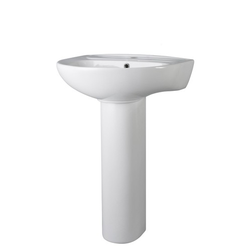 Round ceramic basin full - basin, &