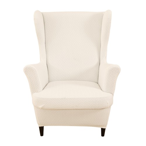 Jacquard wing chair - jacquard,
