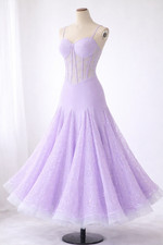 Lilac Ballroom Dance Dress