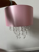 Pink Ceiling Light Shade Droplet Pendant