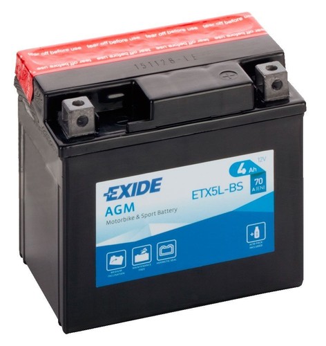 Etx5l exide motorcycle - etx5l-bs,