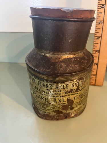 1890s snow flake axle grease - snow,
