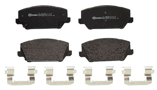 Front brake pad set fits - brake,