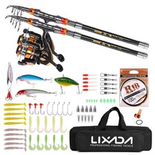 2pc Carbon Telescopic Fishing