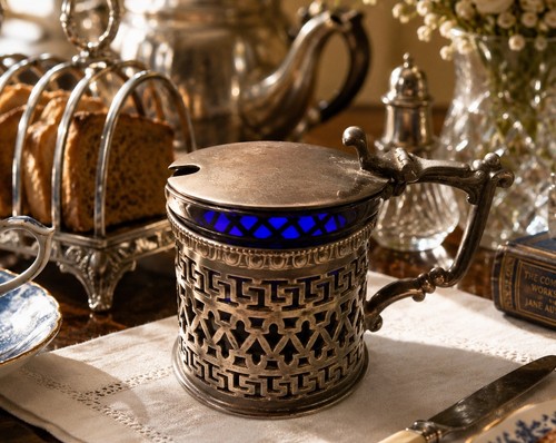 Vintage england silver - h.s.,