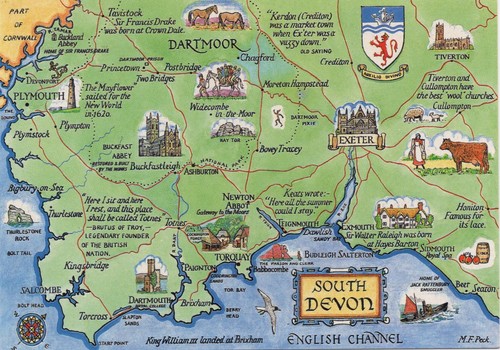South devon map - (ch17),