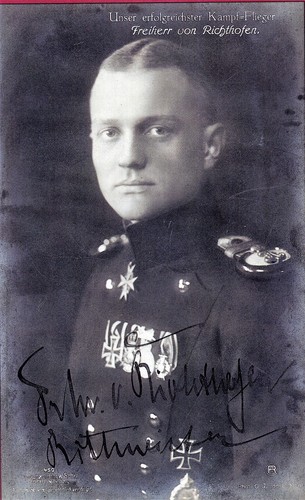 Manfred von richthofen - von, signed