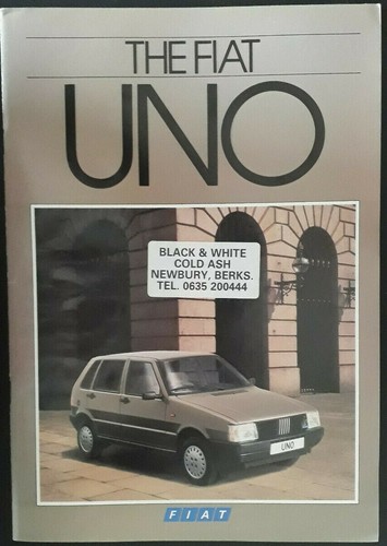 Fiat uno range brochure 1985 - uno,