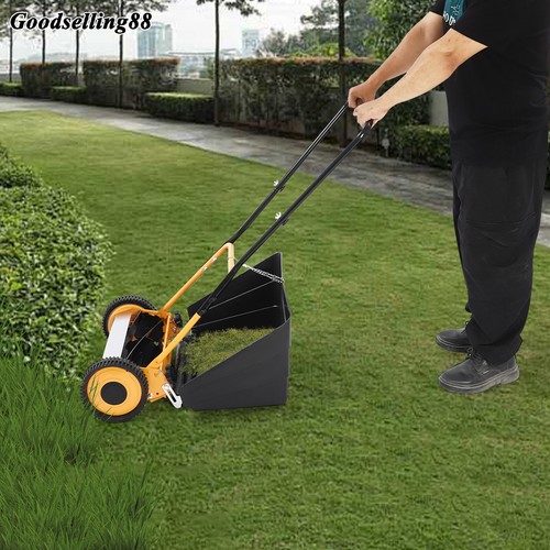 Hand push lawn mower - hand, 14“