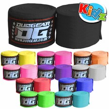KIDS HAND WRAPS FOR JUNIOR YOUTH DUO GEAR KICKBOXING BOXING 1.5m FAST DELIVERY