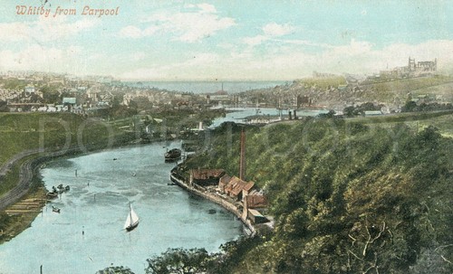 Whitby vtg postcard england - whitby,