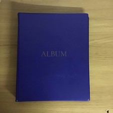 WHSmith Blue Stamp Album With