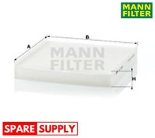 FILTER, INTERIOR AIR FOR