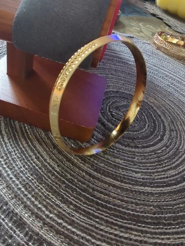 Gold plated bangle indian - gold,