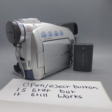 Canon MV600 Handheld MiniDV Camcorder Silver Tested *Read*