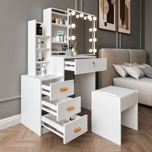 Dressing table with - table,