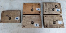5 VICTORIAN OAK & CAST IRON