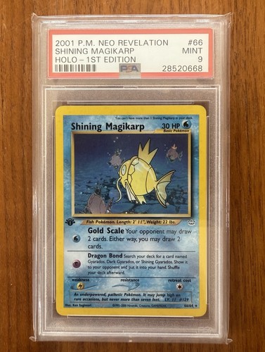 Shining magikarp first edition - magikarp,