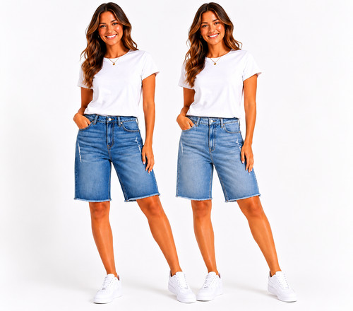Ladies bermuda shorts - ex,