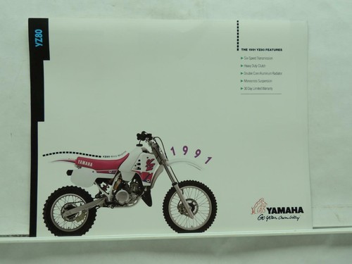 1991 yamaha yz80 - yz80, motorcycle