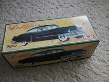 Fifties Models Type 1950 Black Cadillac Coupe Car Tin Plate Friction Drive 1/18