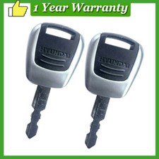 2pcs Ignition Plant Key Agricultural For HYUNDAI EXCAVATORS DASH 9 EXCAVATOR KEY