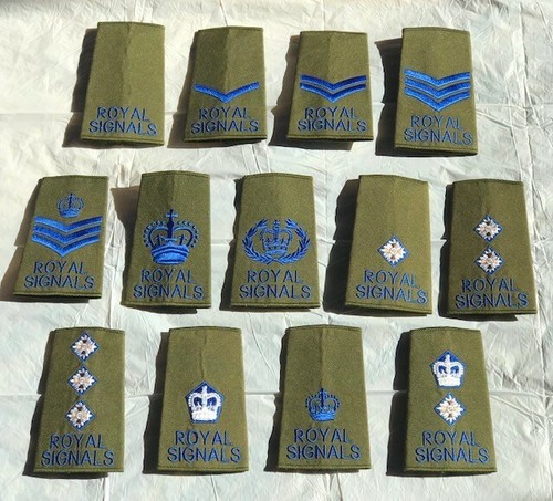Royal signals rank slides - royal,
