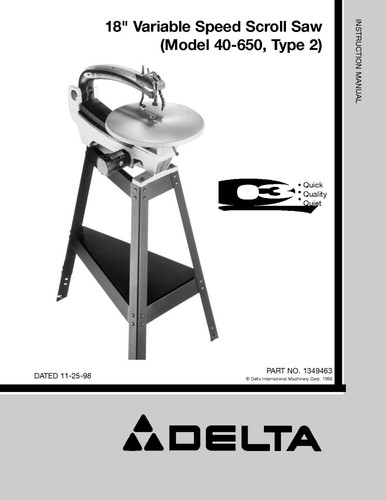 Delta 650 variable - 40-650, 18"