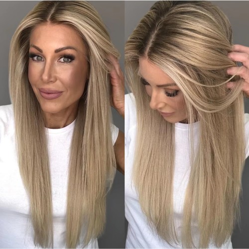 Ombre blonde synthetic hair - ombre,