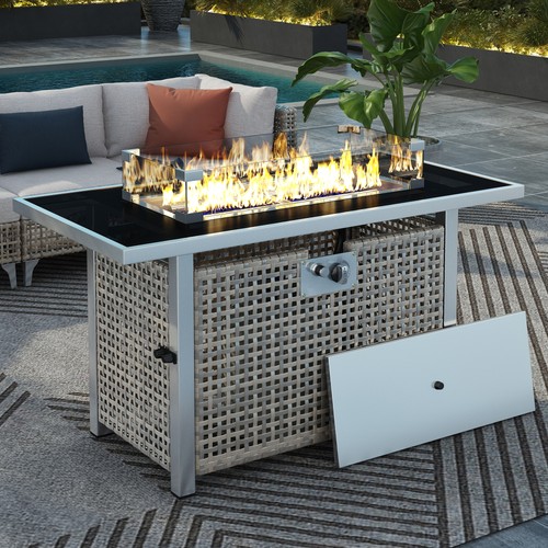 Propane gas fire pit - 43",