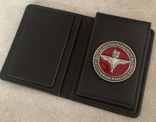 Leather ID Card & Badge Wallet