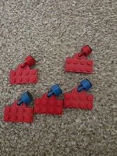 Lego Vintage Train Parts Blue Red Carriage Wagon Steam Engine Couplings Rare