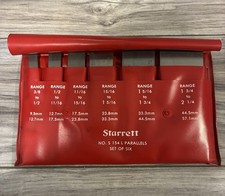 6 PC STARRETT ADJUSTABLE