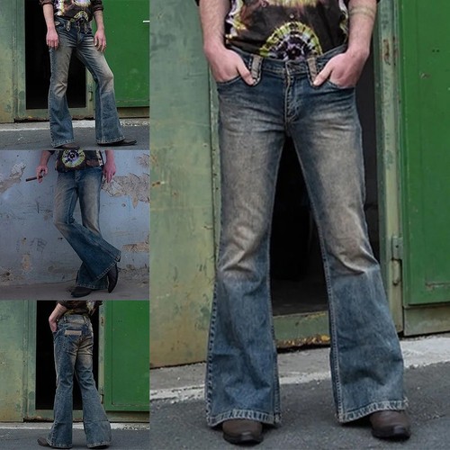 Vintage solid straight jeans - vintage,