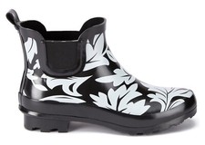 Womens Ankle Wellie Boots Ladies Wide Calf Twin Gusset Rubber Gardening Boot 3-8