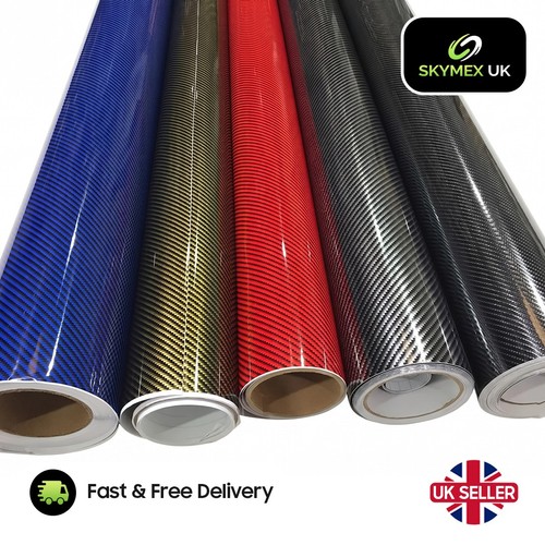 Car vinyl wrap carbon - 2d,