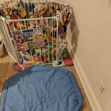 Lindam Playpen Room Divider, Baby Gate, Pet Cage, Dog Play