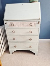 Pale Blue Writing Desk Bureau