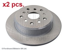 X2 PCS REAR BRAKE DISC ROTOS X2 PCS SET ADT343108 BLUE PRINT I