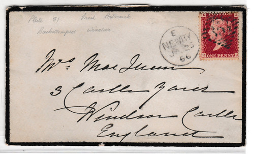 1866 penny red sg43 - penny,
