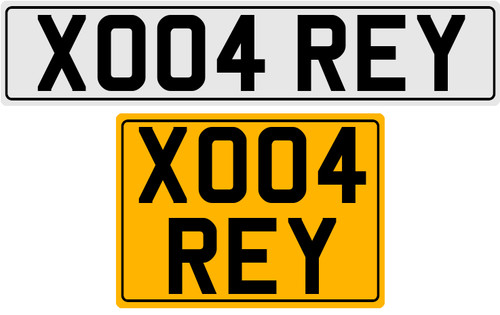 Xo04 rey private plate - rey,