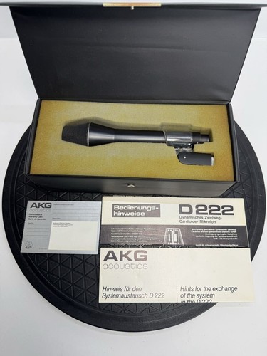 Akg d222 microphone with - akg, case