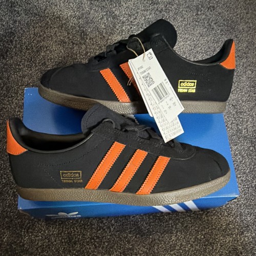 Adidas trimm star black orange - trimm,