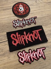 SLIPKNOT - 4x Patches - Logos - Nu Metal, Battle Jacket
